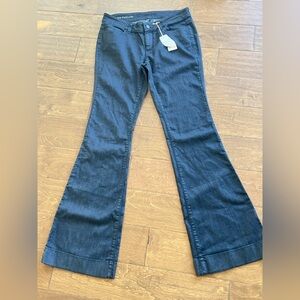 Ann Taylor Dark Blue Flare Jeans